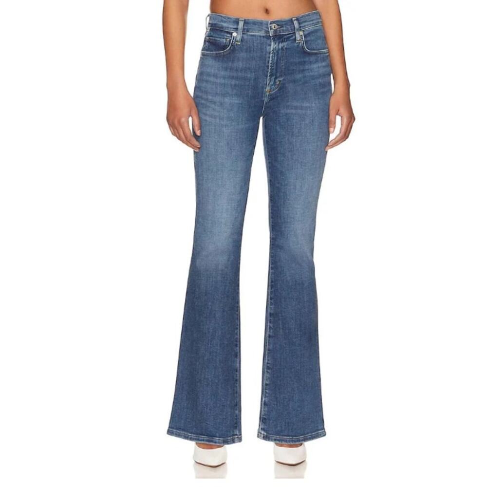 CITIZENS OF HUMANITY WOMENS SIZE 23 HIGH RISE BOOTCUT STRETCH LILAH JEANS NEW - Picture 1 of 13